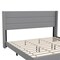 Flash Furniture Gray Queen Platform Bed with Headboard YK-1078-GY-K-GG - alternate 5